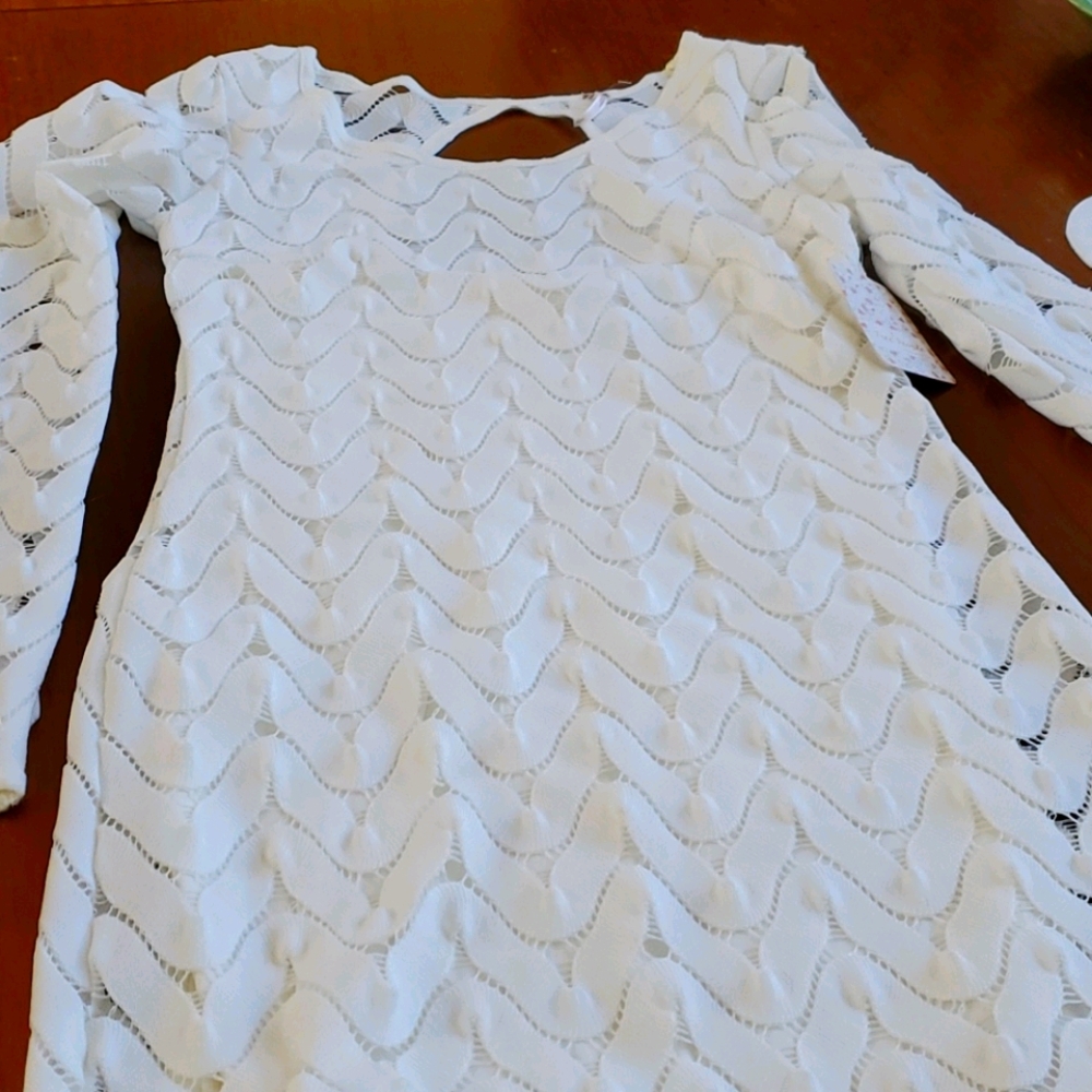 Free people white mini dress